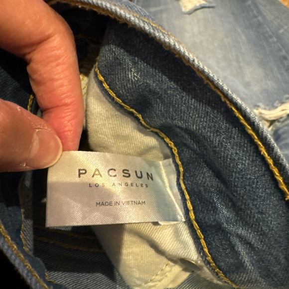 PacSun Medium Blue Skinny Jeans - Picture 6 of 8